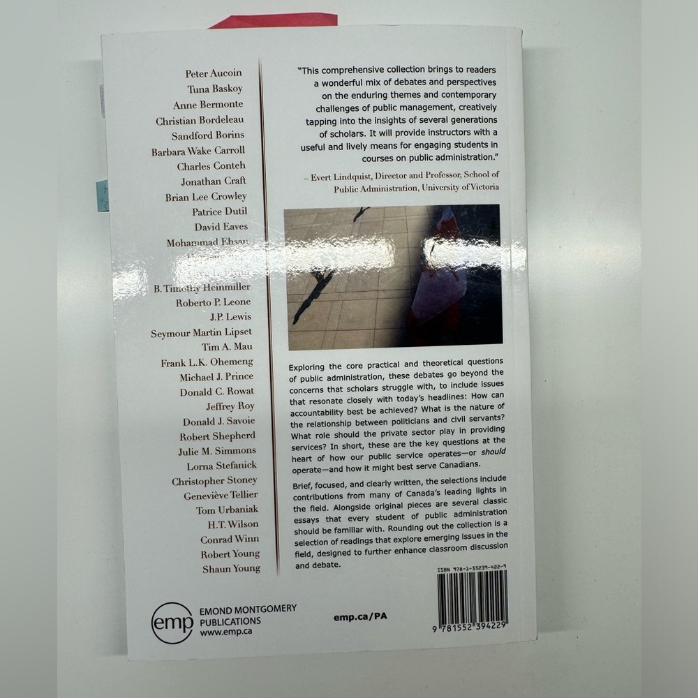 Approaching Public Administration Book - Picture 2 of 2